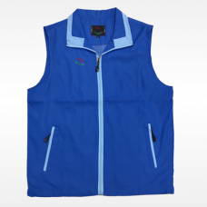 外套背心(藍底水藍領)