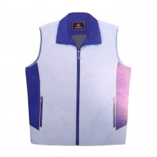 外套背心(水藍底藍領)